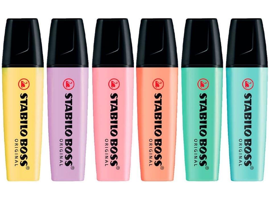 ROTULADOR FLUOR STABILO BOSS PASTEL
