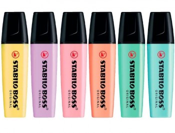 ROTULADOR FLUOR STABILO BOSS PASTEL