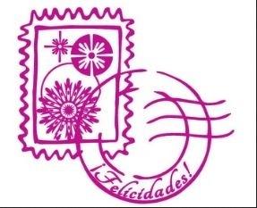 SELLO F TIMBRE FELICIDADES