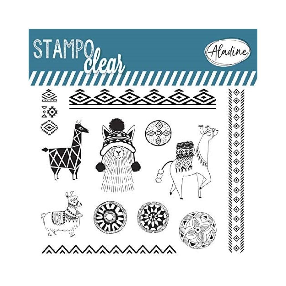 STAMPO CLEAR ETHNIC LlAMA