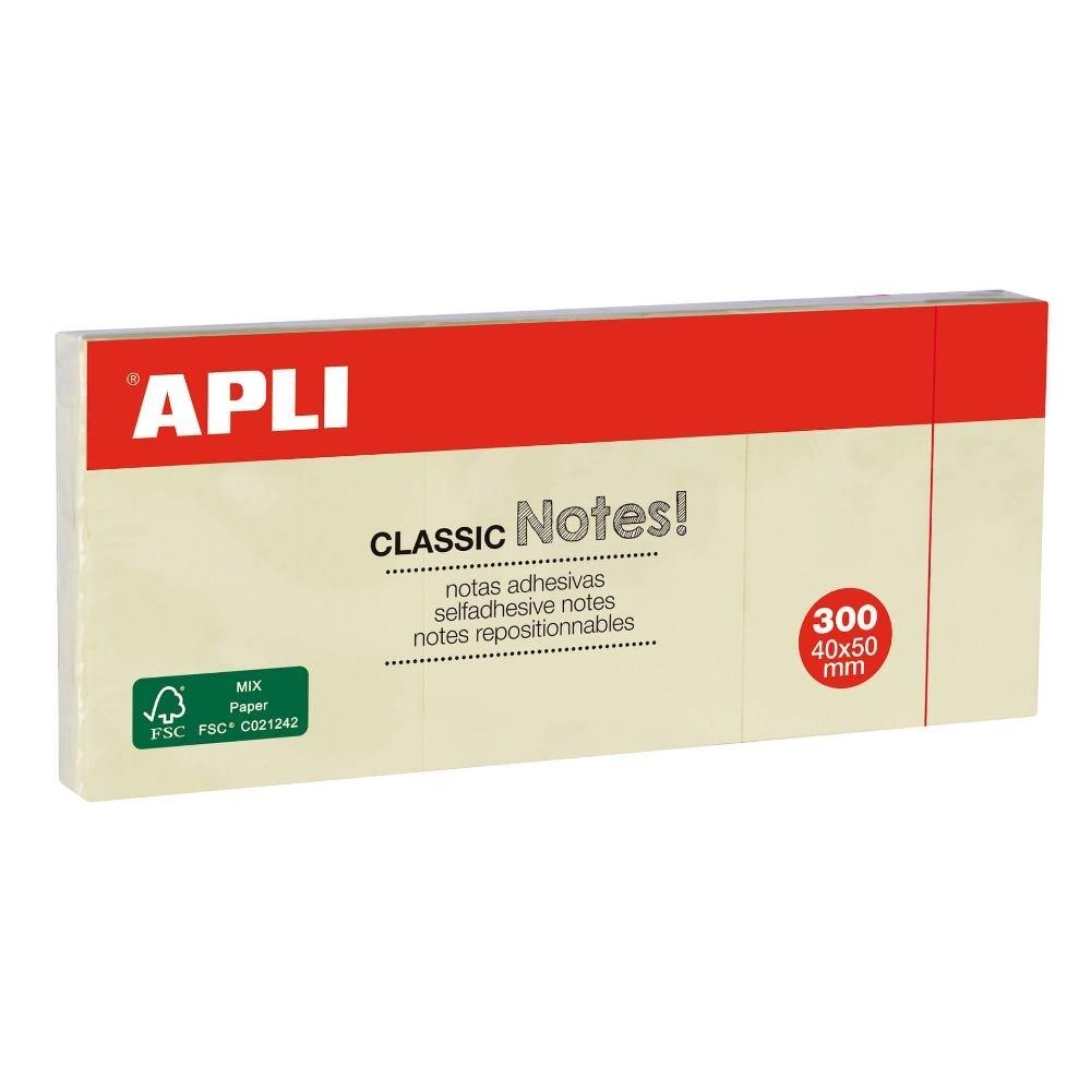 TACO NOTA APLI S 51x38MM PACK-3 AMARILLAS