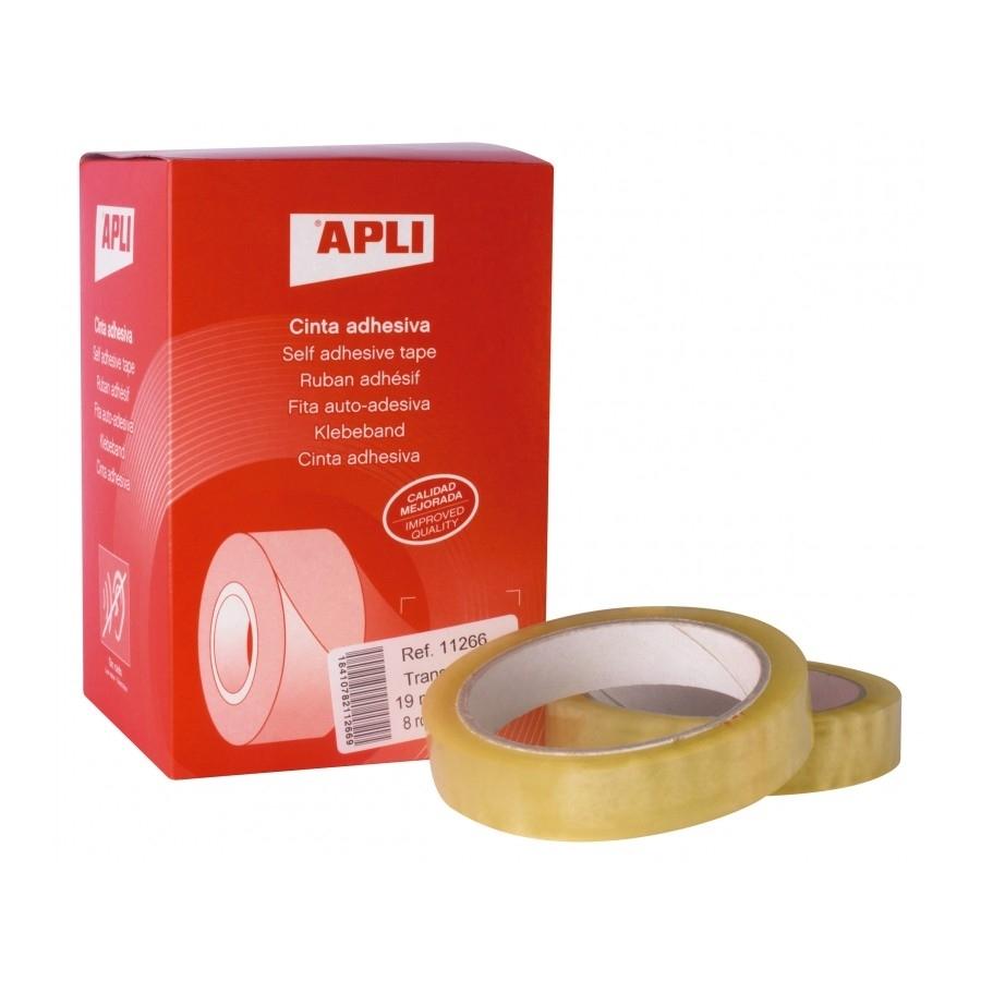 CINTA ADHESIVA TRANSPARENTE 66 MTS APLI