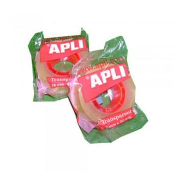 CINTA ADHESIVA TRANSPARENTE APLI 33 MTS