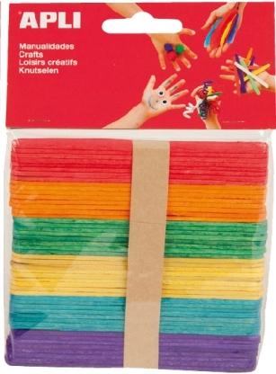 PALOS DE POLO DE COLORES 150X18 40 U APLI