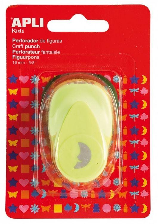 PERFORADORA APLI PAPEL LUNA VERDE