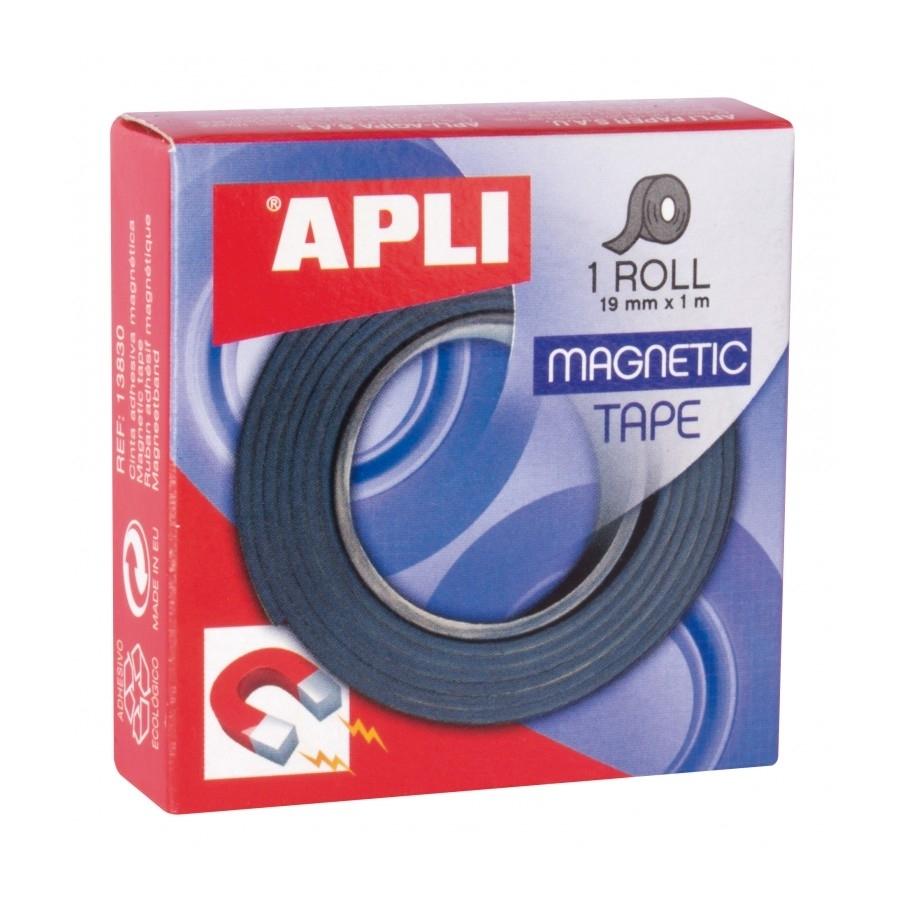 CINTA ADHESIVA MAGNETICA 19 mm X M APLI