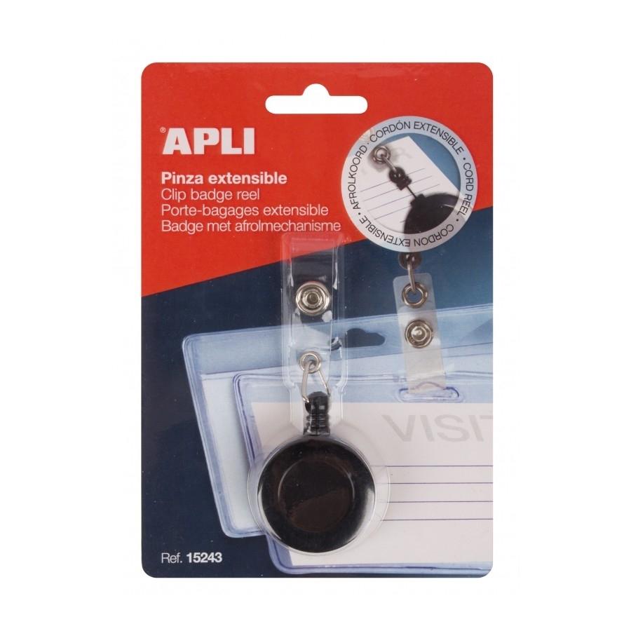 PINZA EXTENSIBLE NEGRA PARA IDENTIFICADORES