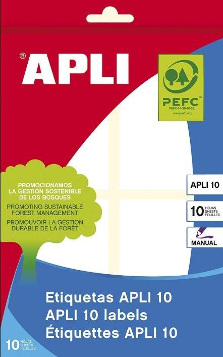 ETIQUETAS ADHESIVAS APLI-10