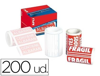 ETIQUETA FRAGIL 200 UDS.