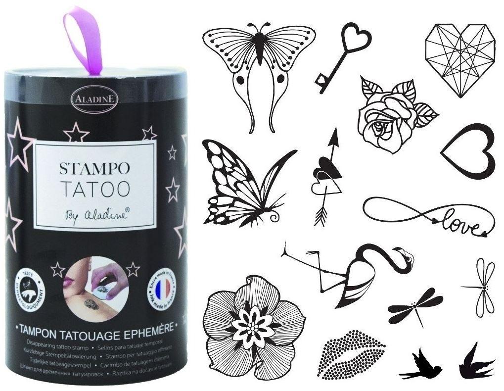STAMPO TATOO ROMANTIQUE ALADINE