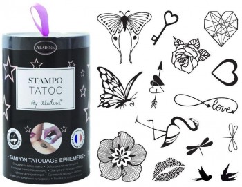 STAMPO TATOO ROMANTIQUE ALADINE