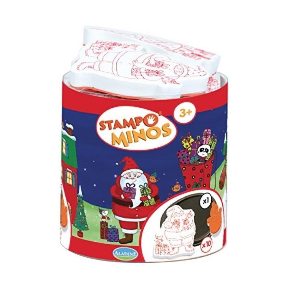 STAMPOMINOS NAVIDAD ALADINE
