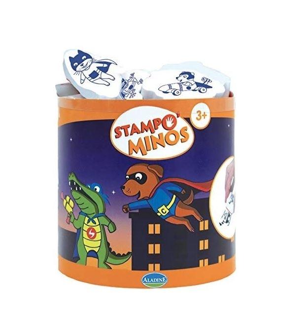 STAMPOMINOS HEROS 12 SELLOS