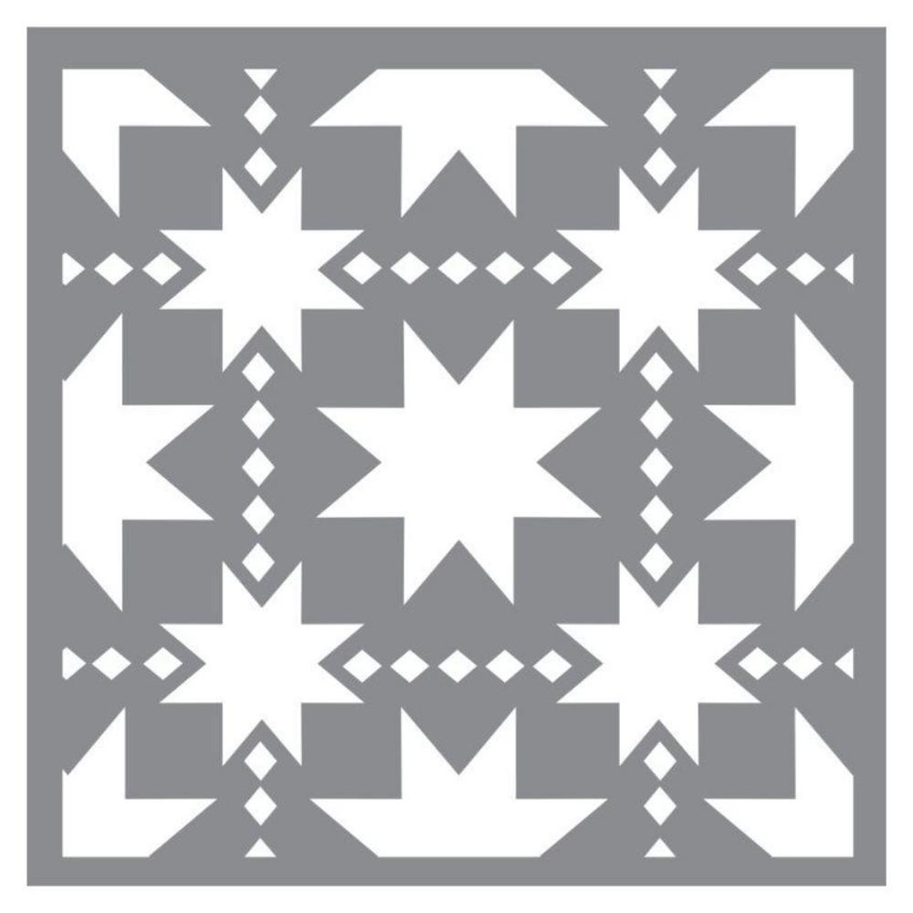PLANTILLA PATCHWORK 20X20 AMERICANA