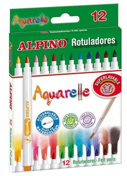 ROTULADORES ALPINO AQUARELLE 12 UDS