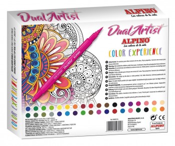 ROTULADOR 36 COLORES DUAL ARTIST EXPERIENCE ALPINO