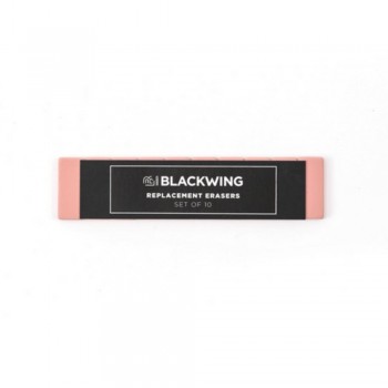 PAQUETE DE 10 GOMAS BLACKWING ROSA