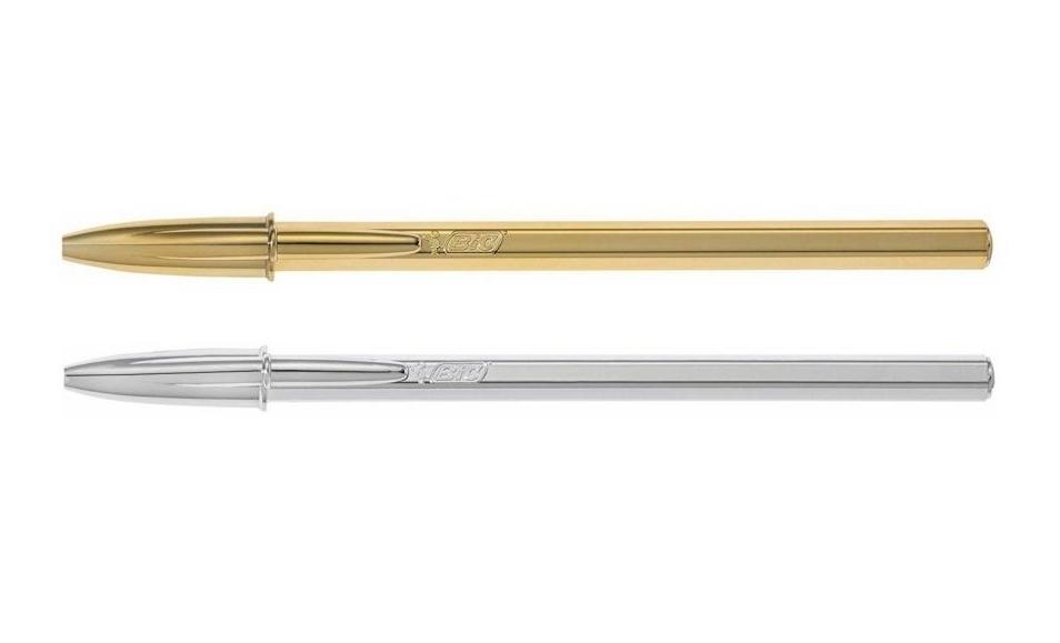 BOLIGRAFO BIC CELEBRATION ORO Y PLATA
