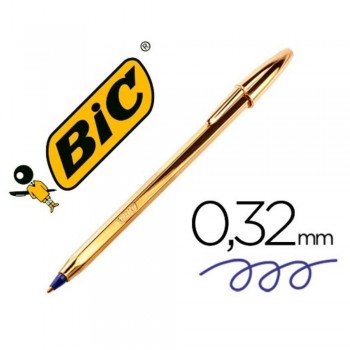 BOLIGRAFO BIC CELEBRATION ORO Y PLATA
