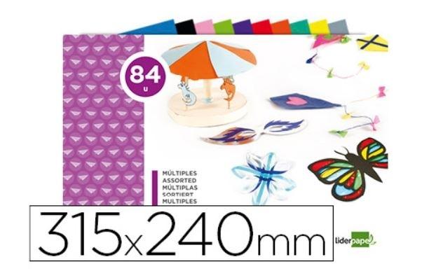 BLOCK MANUALIDADES SURTIDO LIDERPAPEL 84 HOJAS