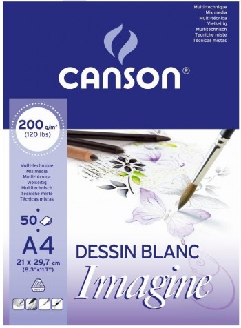BLOCK MIX-MEDIA 200GR IMAGINE CANSON