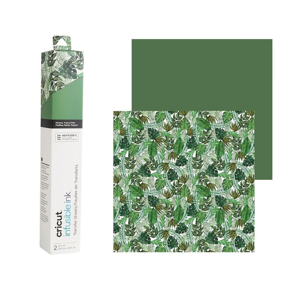 LAMINAS INFUSIBLE INK 30,5x30,5CM CRICUT PALMERA TROPICAL