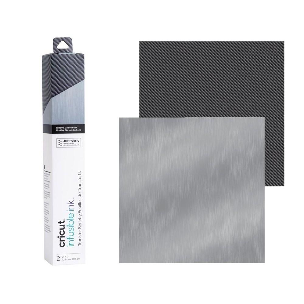 LAMINAS INFUSIBLE INK 30,5x30,5CM CRICUT FIBRA DE CARBONO