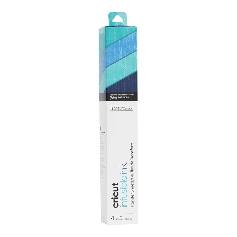 LAMINAS INFUSIBLE INK 30,5x30,5CM CRICUT DISTRESS COOL WATER 4H