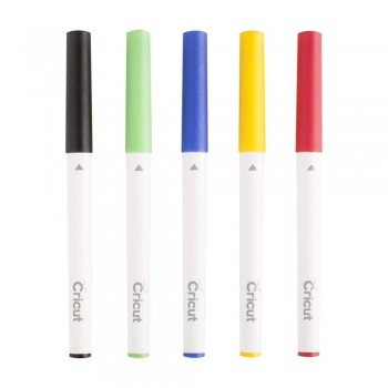 SET BOLIGRAFOS CLASICOS CRICUT 5 UDS 0,4 MM