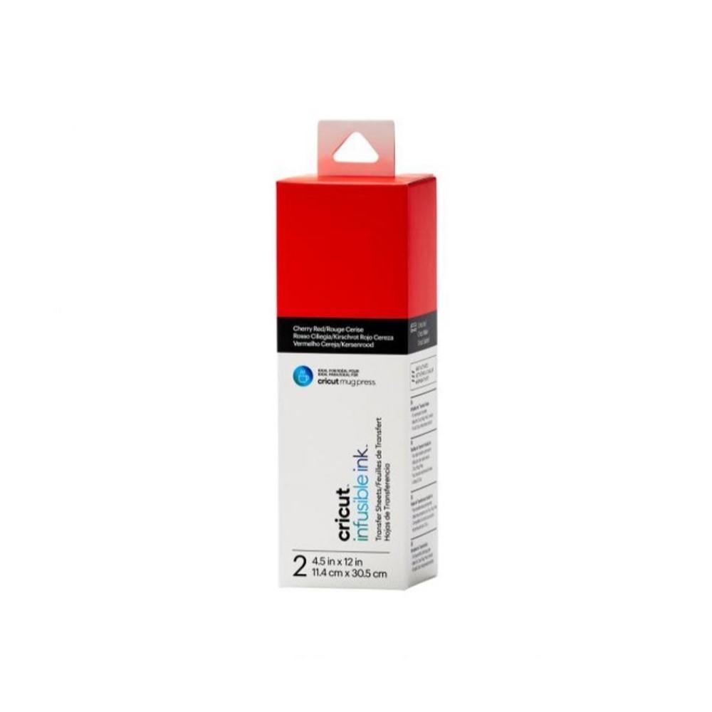 LAMINAS INFUSIBLE INK 11,4x30,5CM CRICUT ROJO CEREZA