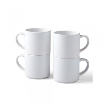 JUEGO 4 TAZAS CERAMICA APILABLES 10 OZ SUBLIMAR CRICUT