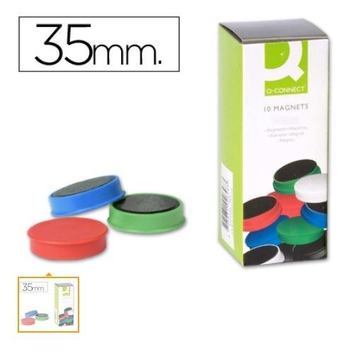 IMANES 35 MM. COLORES SURTIDOS CAJA 10 UDS
