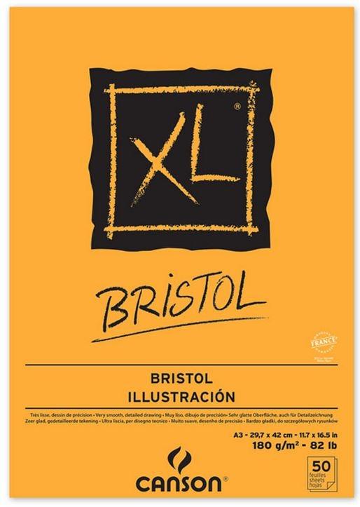 BLOCK BRISTOL XL CANSON 50H 180GR