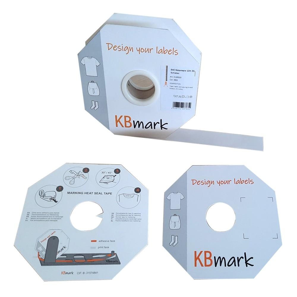 COLOP E-MARK CINTA ALGODON TERMOADHESIVA 50 mts X 10 mm
