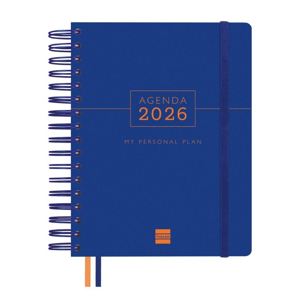 AGENDA FINOCAN TEMPUS 1/4 DP AZUL
