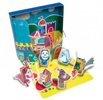 PAPER ART ORIGAMI MARIONETAS MEDIEVALES