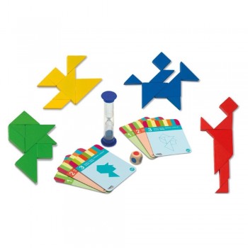CAYRO TANGRAM 4 JUGADORES MADERA