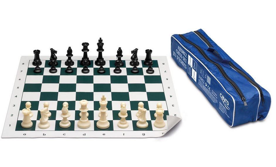 CAYRO FICHAS Y TABLA AJEDREZ ESCOLA