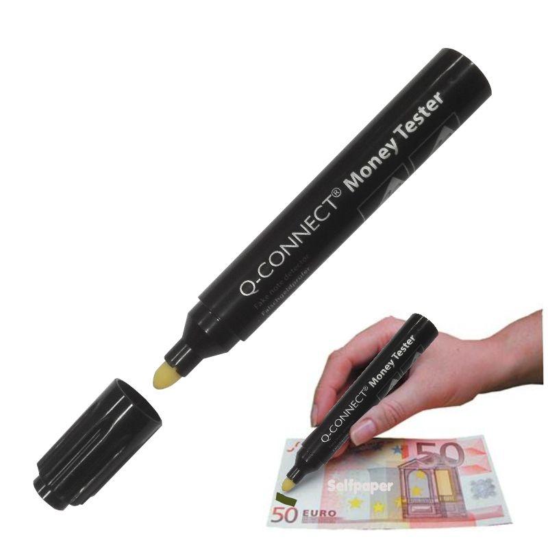 ROTULADOR DETECTOR BILLETE FALSO Q-CONNECT