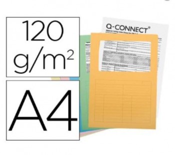 SUB-CARPETA A4 VENTANA Q-CONNECT 120GR