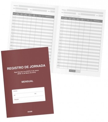 LIBRO DE REGISTRO DE JORNADA MENSUAL