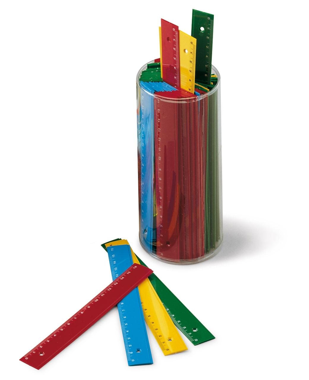 REGLA ESCOLAR JUNIOR DFH 15 cm. COLORES