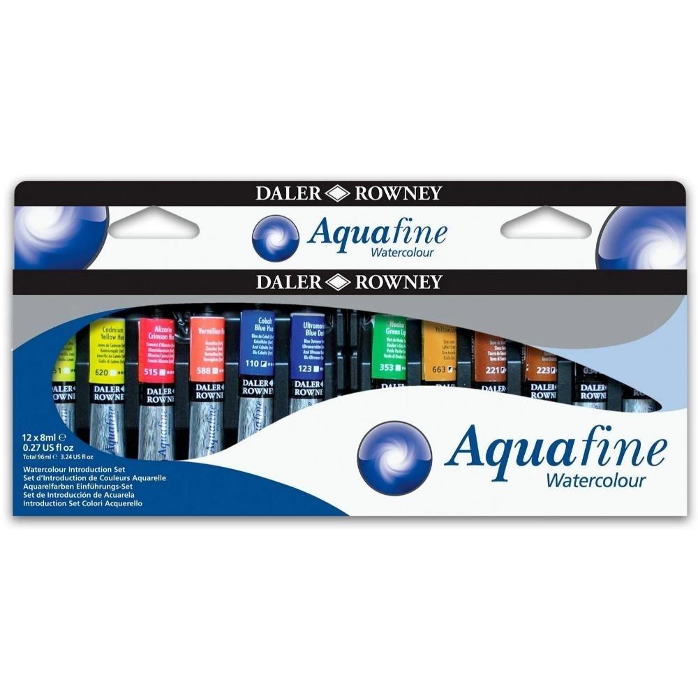 ACUARELA  EN TUBO AQUAFINE 12 PIEZAS 8ML SET INTRODUCCION