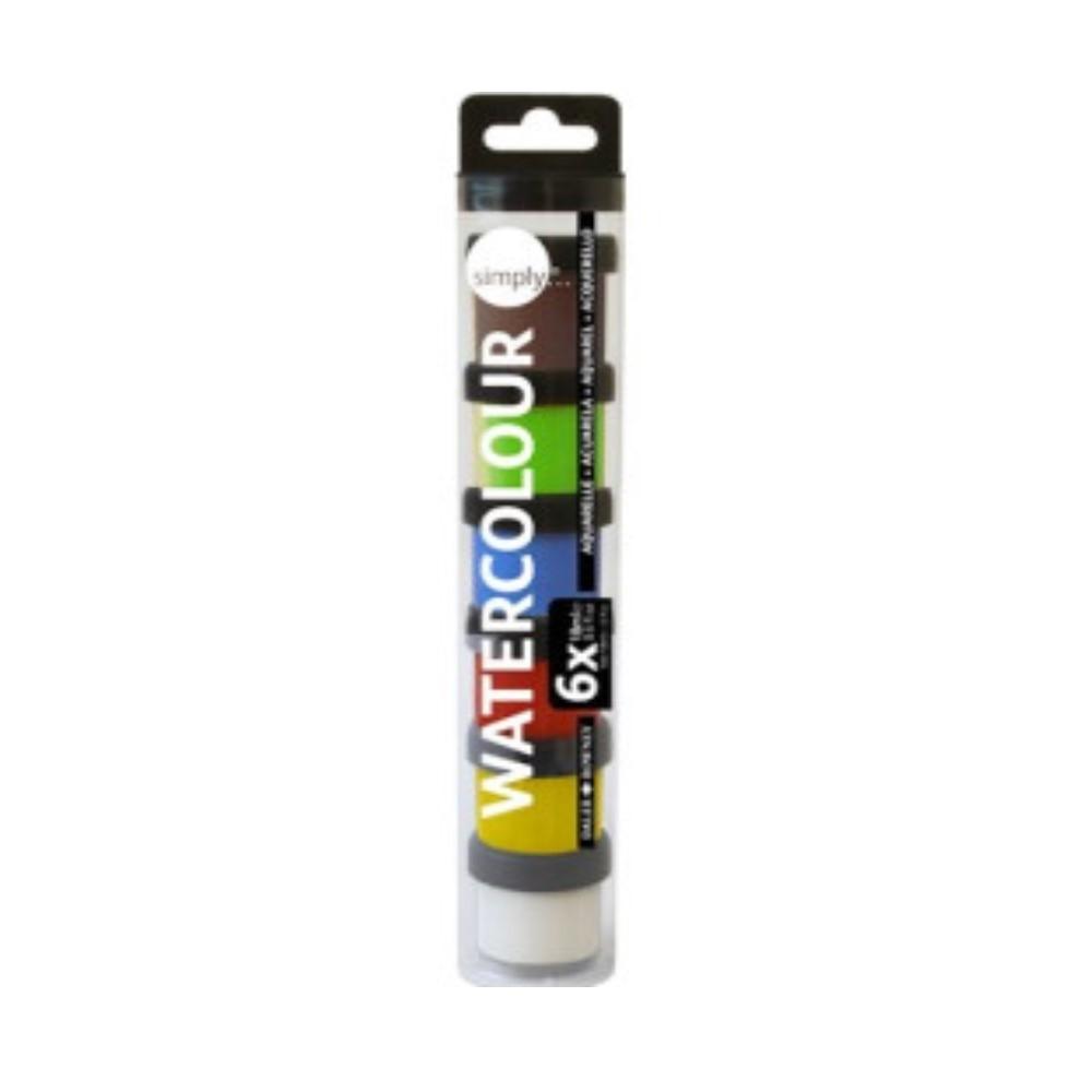 SET 6 ACUARELAS TUBO 18ML DALER ROWNEY