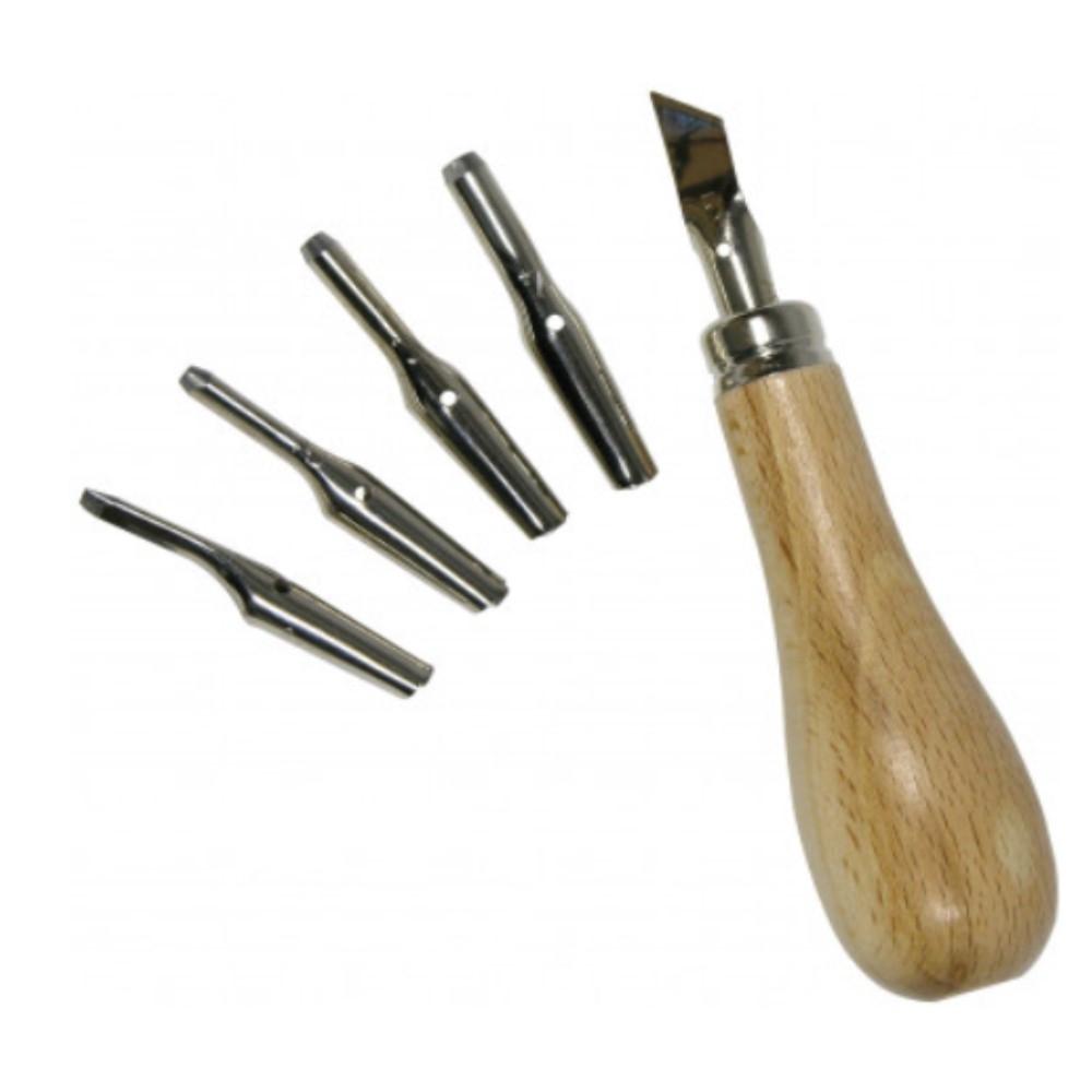 SET MANGO Y 4 GUBIAS MADERA PROFESIONAL ADIGRAF