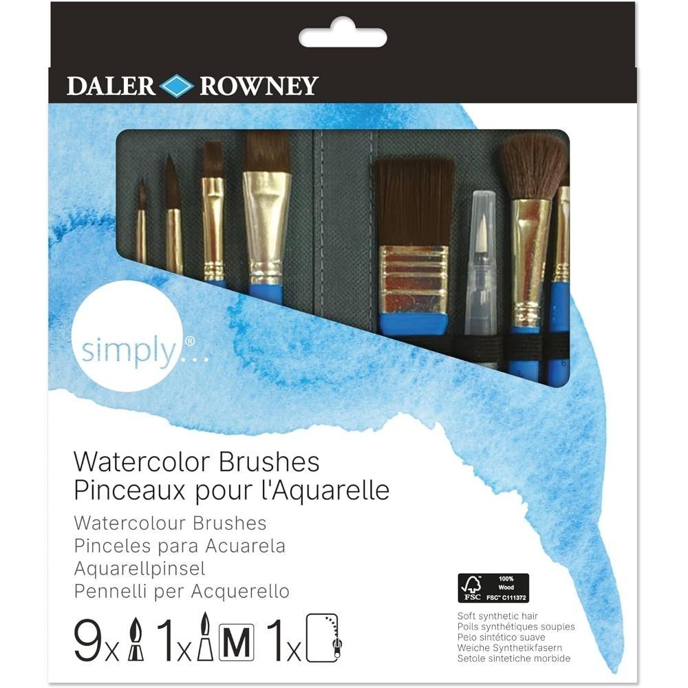 SET 10 PINCELES PARA ACUARELA DALER ROWNEY