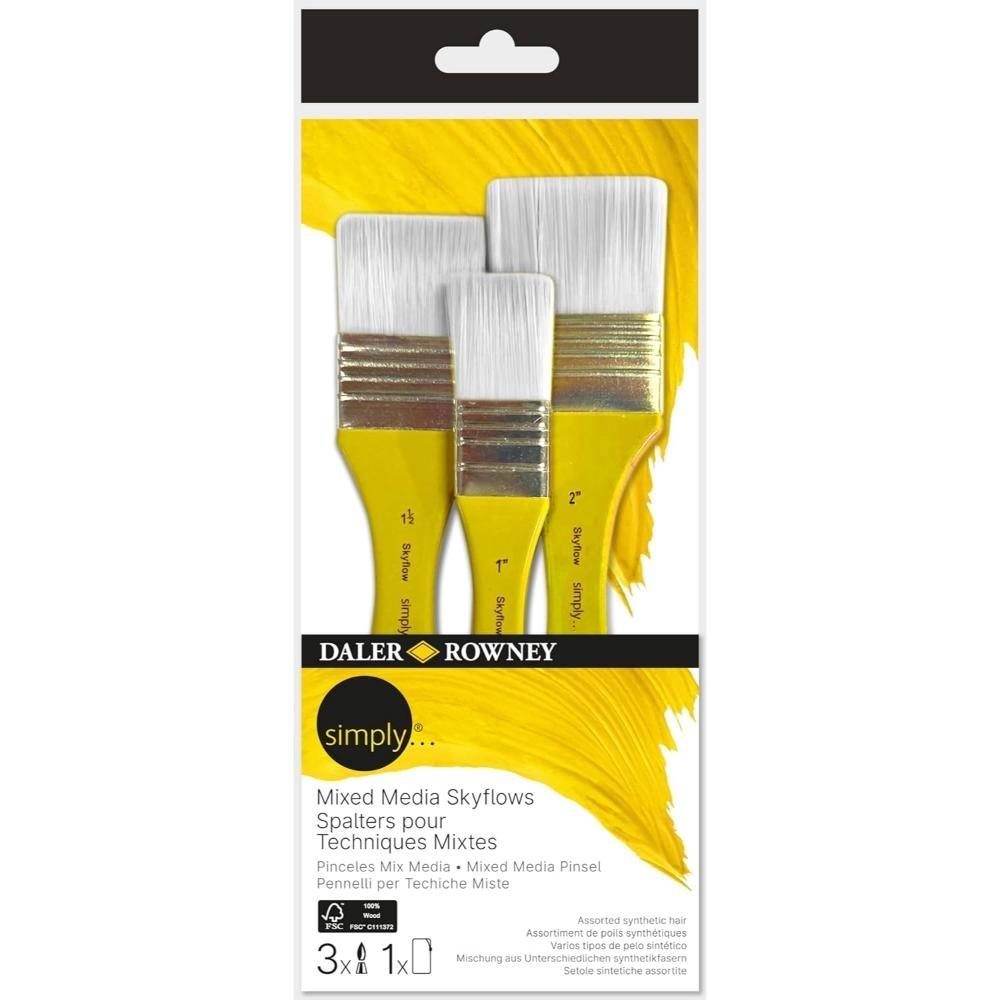 SET PINCELES PALETINAS 3 PIEZAS DALER ROWNEY