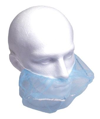 MASCARILLA CUBRE BARBAS DETECTABLE AZUL PACK 500