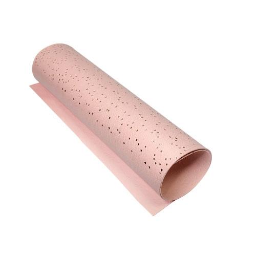 ECOPIEL 50X25CM FOIL DORADO MINI PUNTOS MELOCOTON