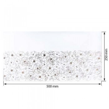 ECOPIEL 50X25CM FOIL DORADO PION BLANCO